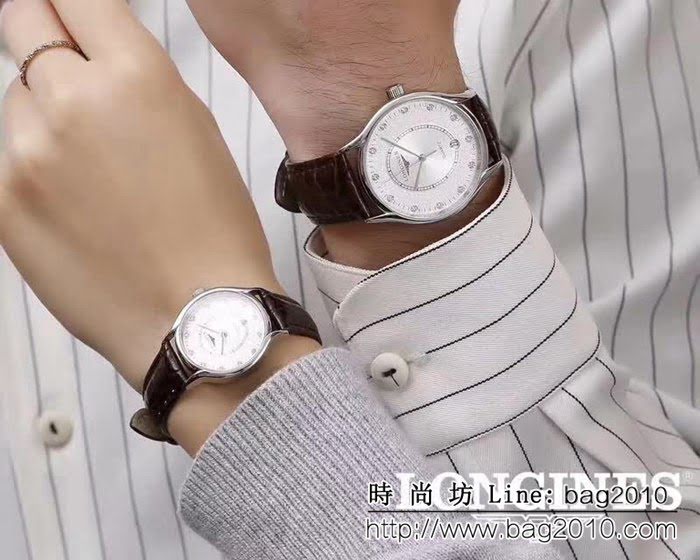 LONGINES浪琴 銷量冠軍 精緻情侶對表 WSS2435